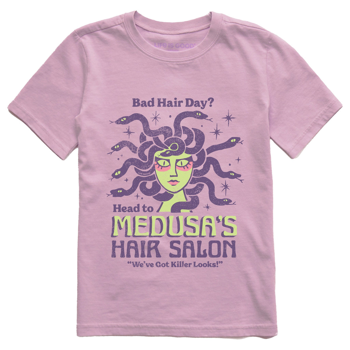 Kids Medusa's Hair Salon Short Sleeve Crusher Tee