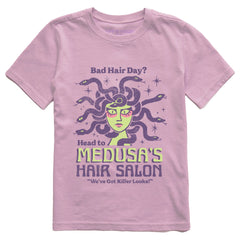 Kids Medusa's Hair Salon Short Sleeve Crusher Tee