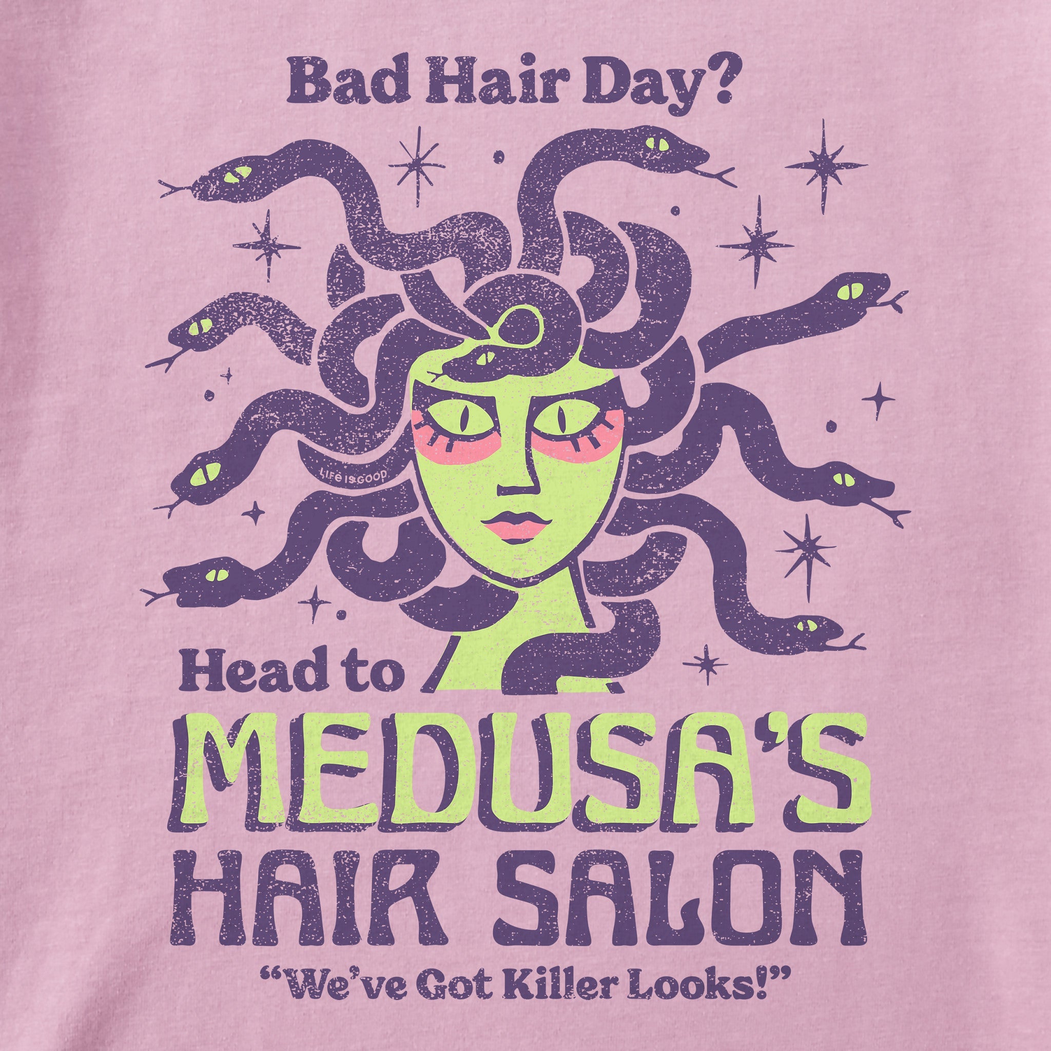 Kids Medusa's Hair Salon Short Sleeve Crusher Tee