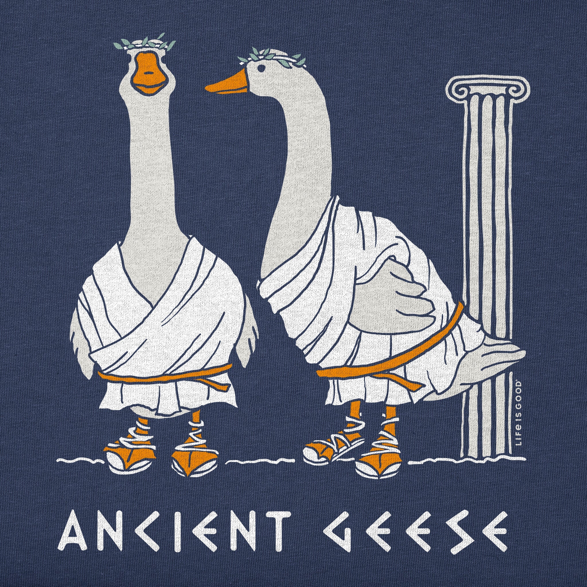 Kids Ancient Geece Short Sleeve Crusher Tee