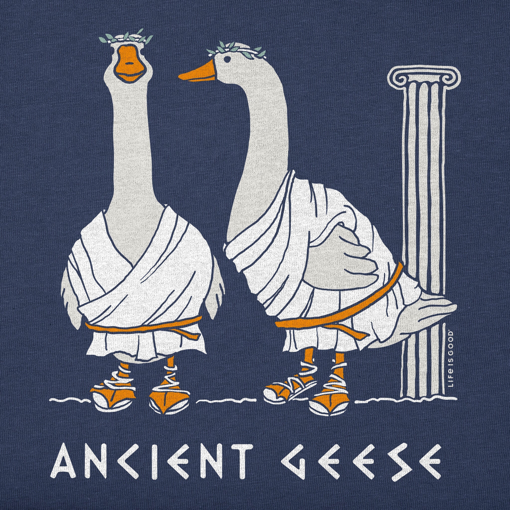 Men's Ancient Geece Short Sleeve Crusher Tee