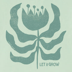 Women's Let it Grow Flower Short Sleeve Crusher Boxy Tee