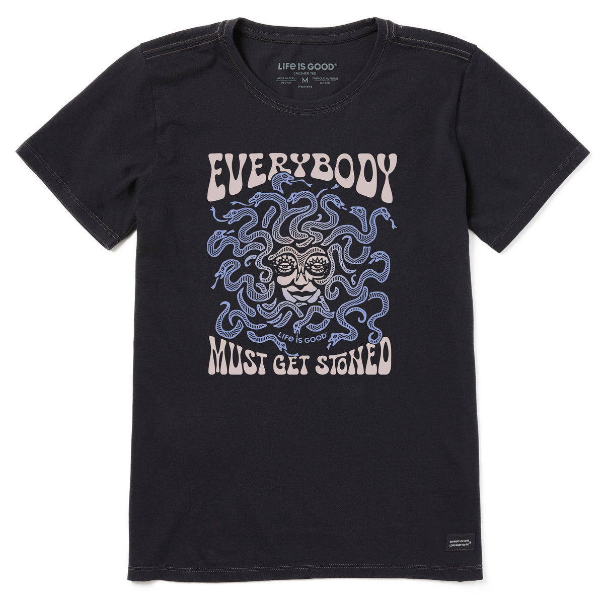 Women's Everybody Must Get Stoned Short Sleeve Crusher Tee