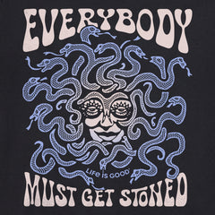 Women's Everybody Must Get Stoned Short Sleeve Crusher Tee