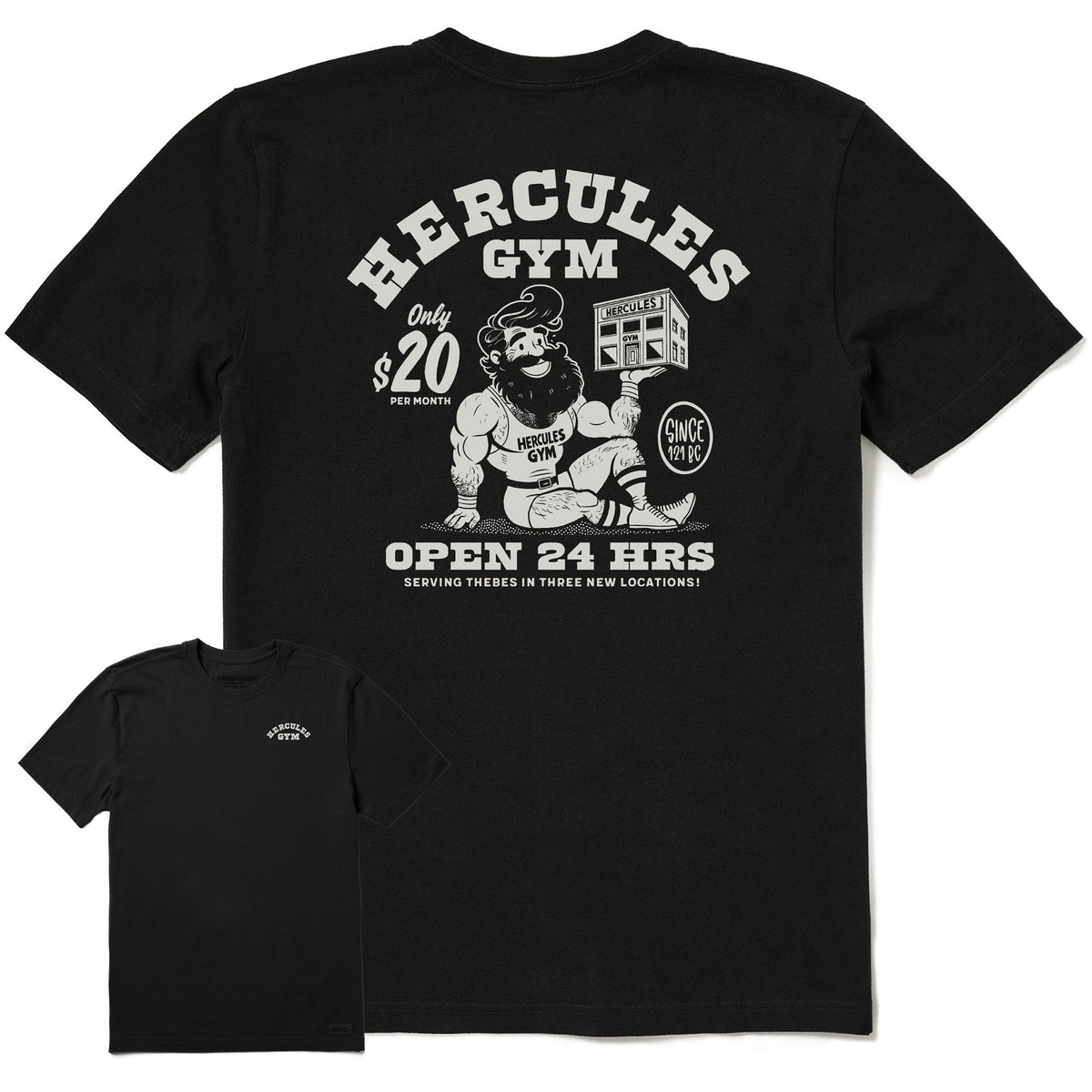 Men's Hercules Gym Short Sleeve Crusher Tee