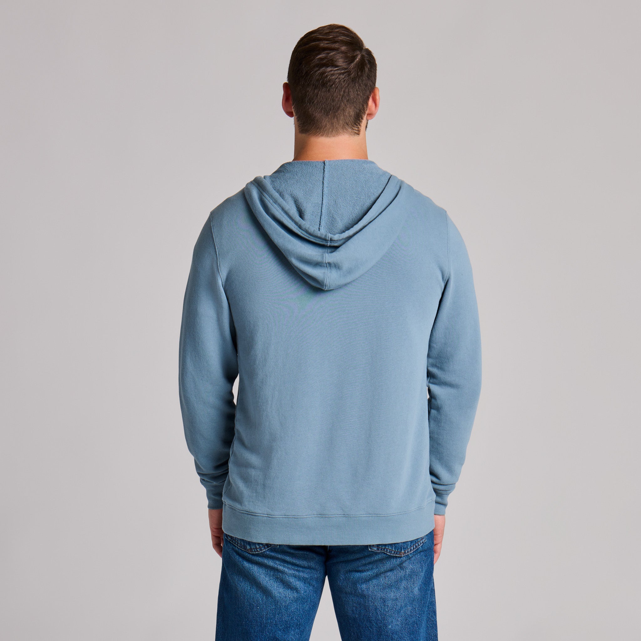 Men's Life is Good Crafty Wordmark French Terry Zip Hoodie