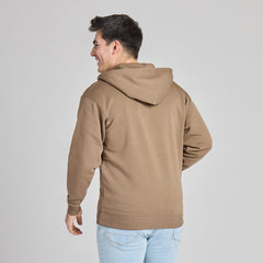 Men's Solid Good Vibes Zip Hoodie
