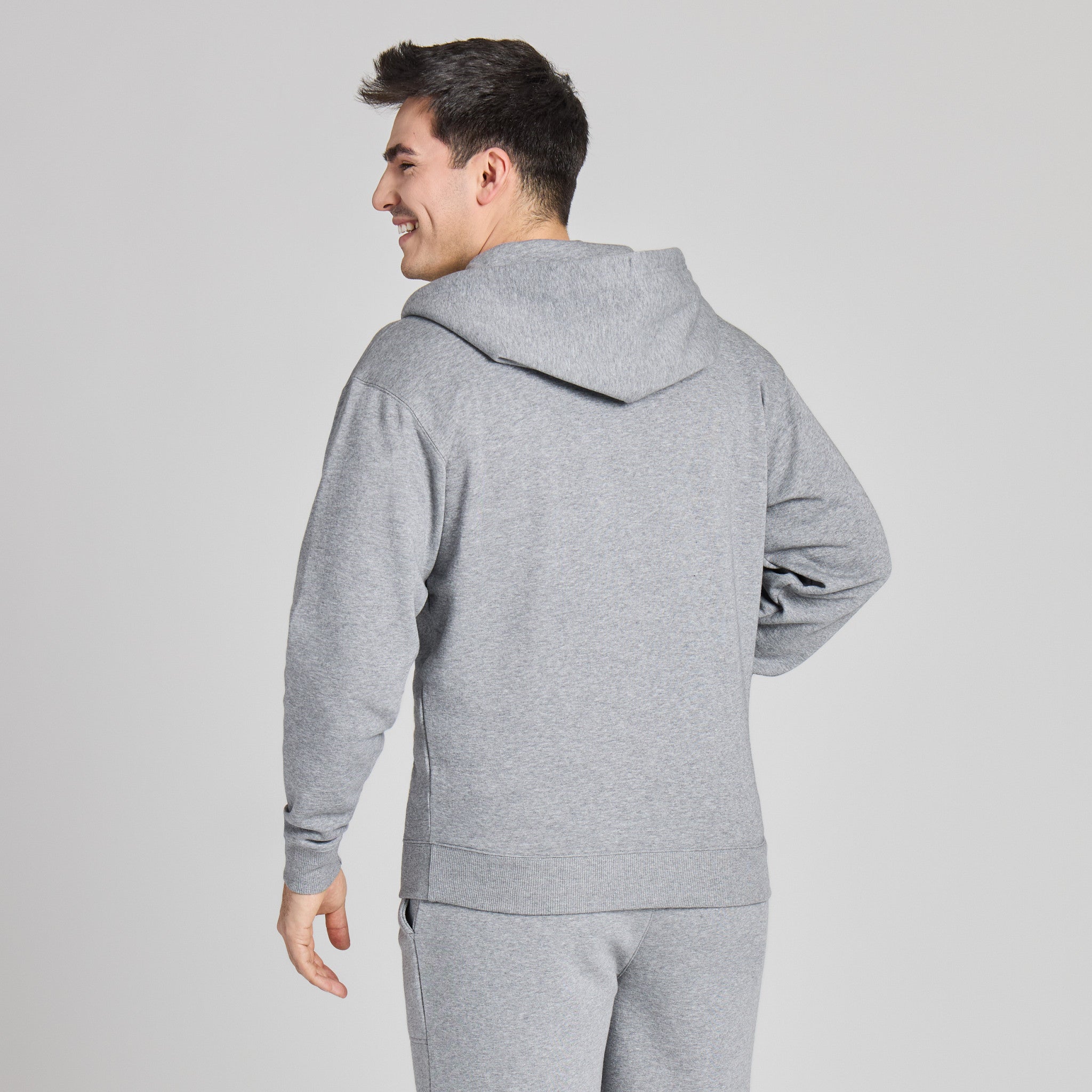 Men's Life is Good Stacked Good Vibes Zip Hoodie