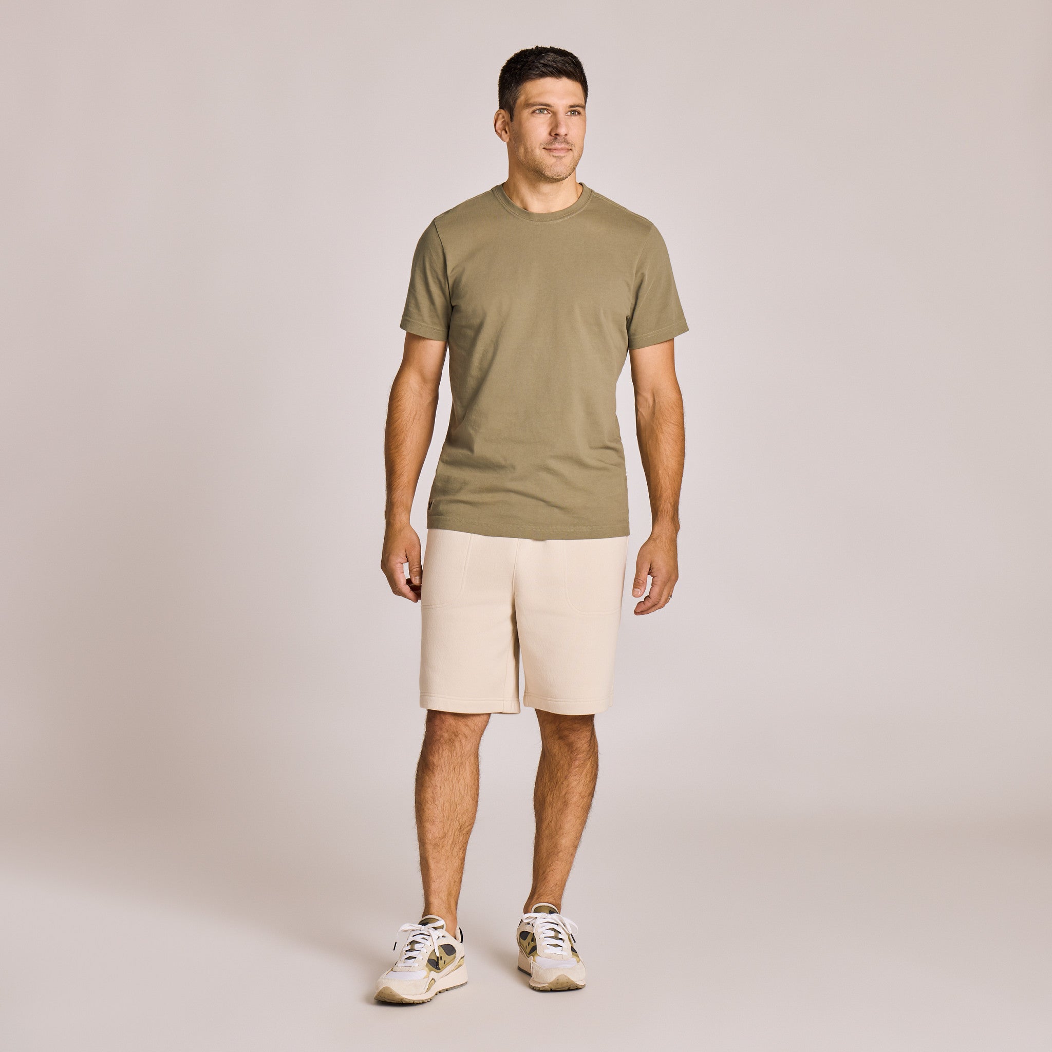 Men's Solid Good Vibes Shorts