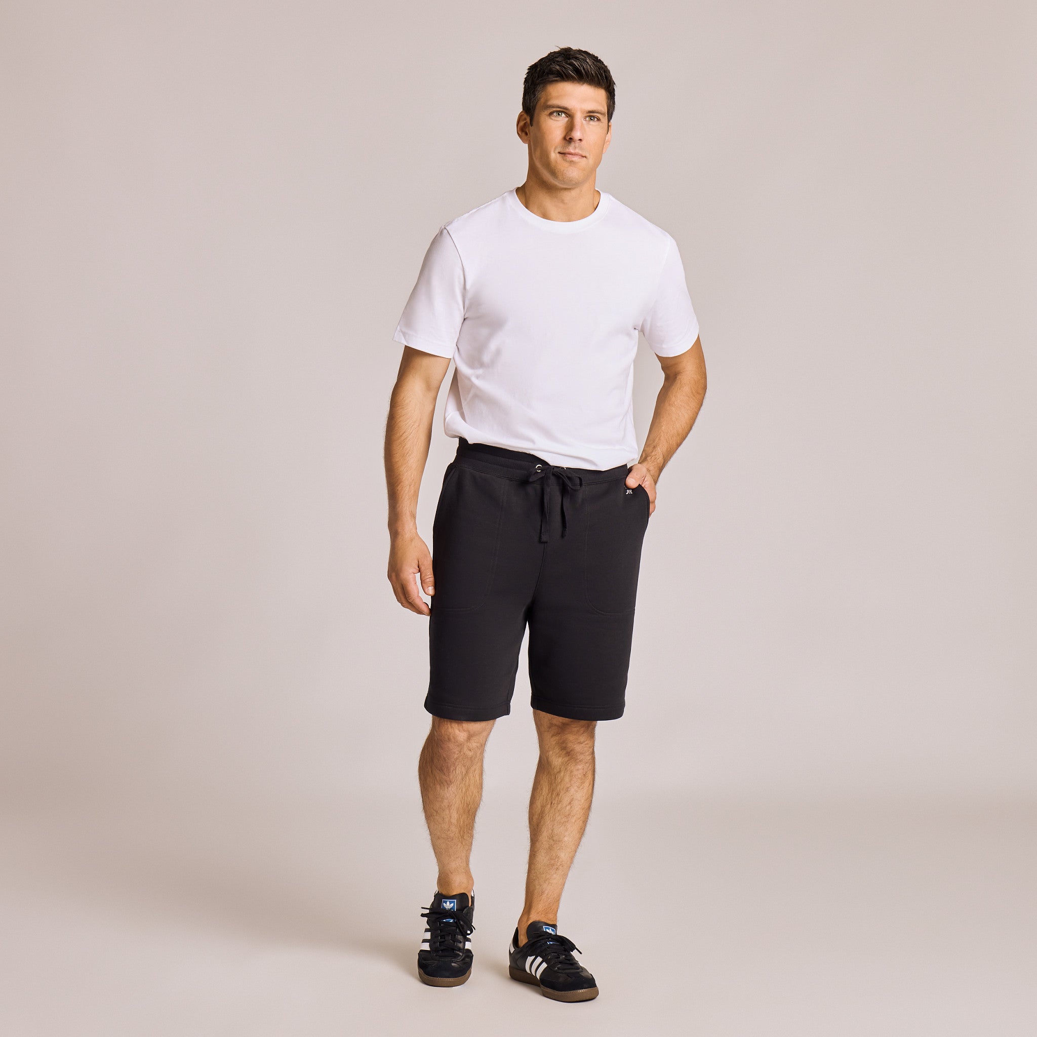 Men's Solid Good Vibes Shorts