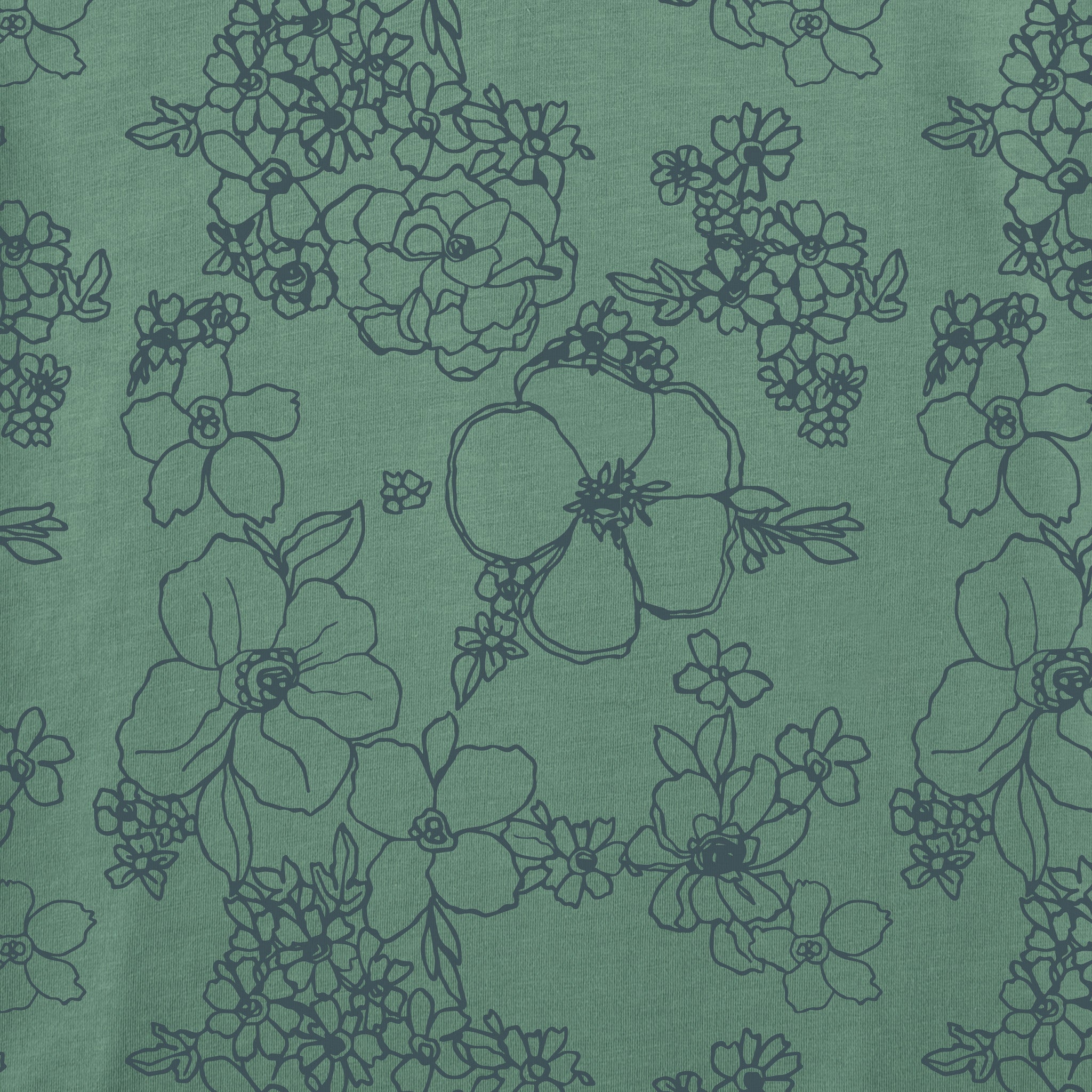 Women's Floral Garden Pattern Crusher-LITE Easy Tee