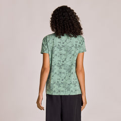Women's Floral Garden Pattern Crusher-LITE Easy Tee