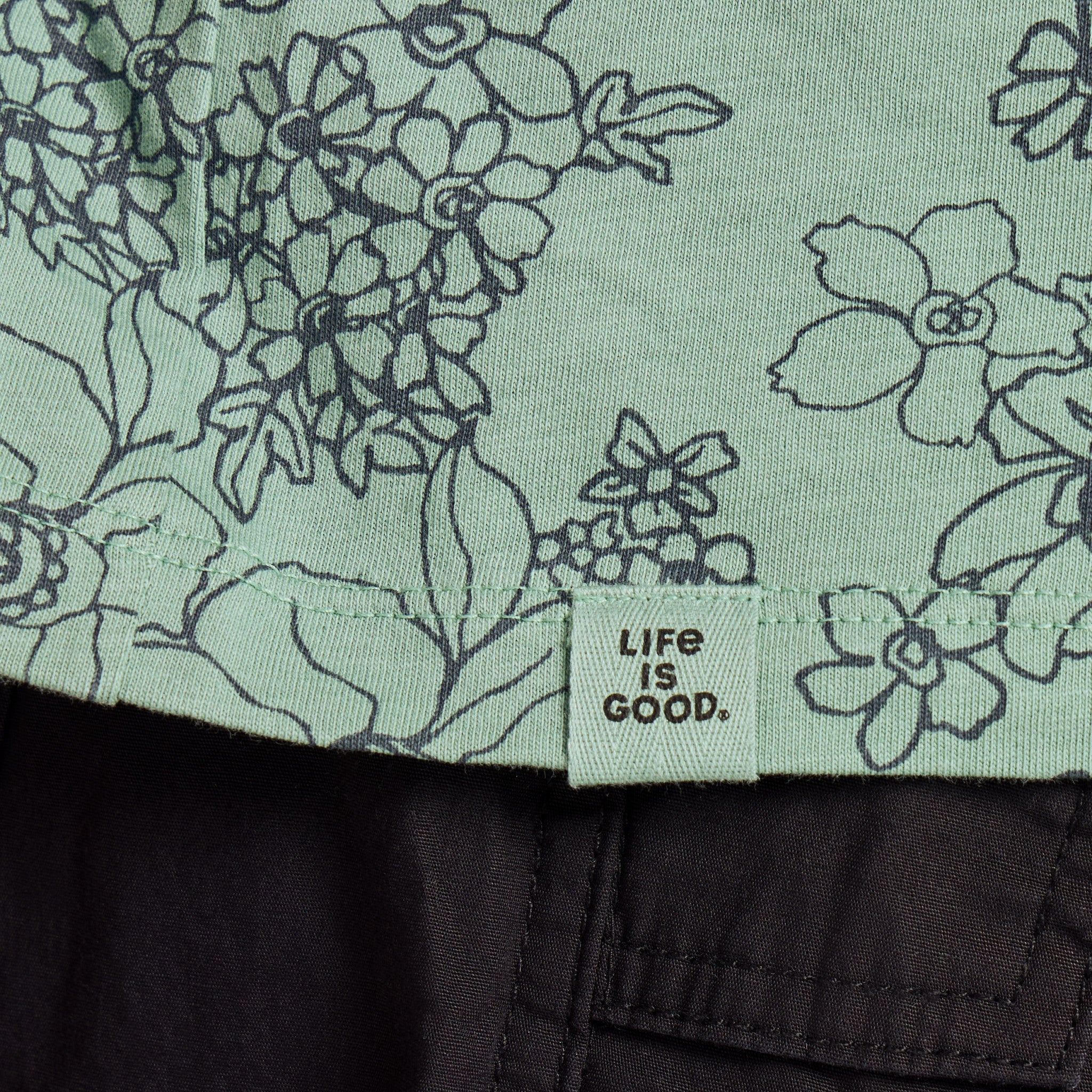 Women's Floral Garden Pattern Crusher-LITE Easy Tee
