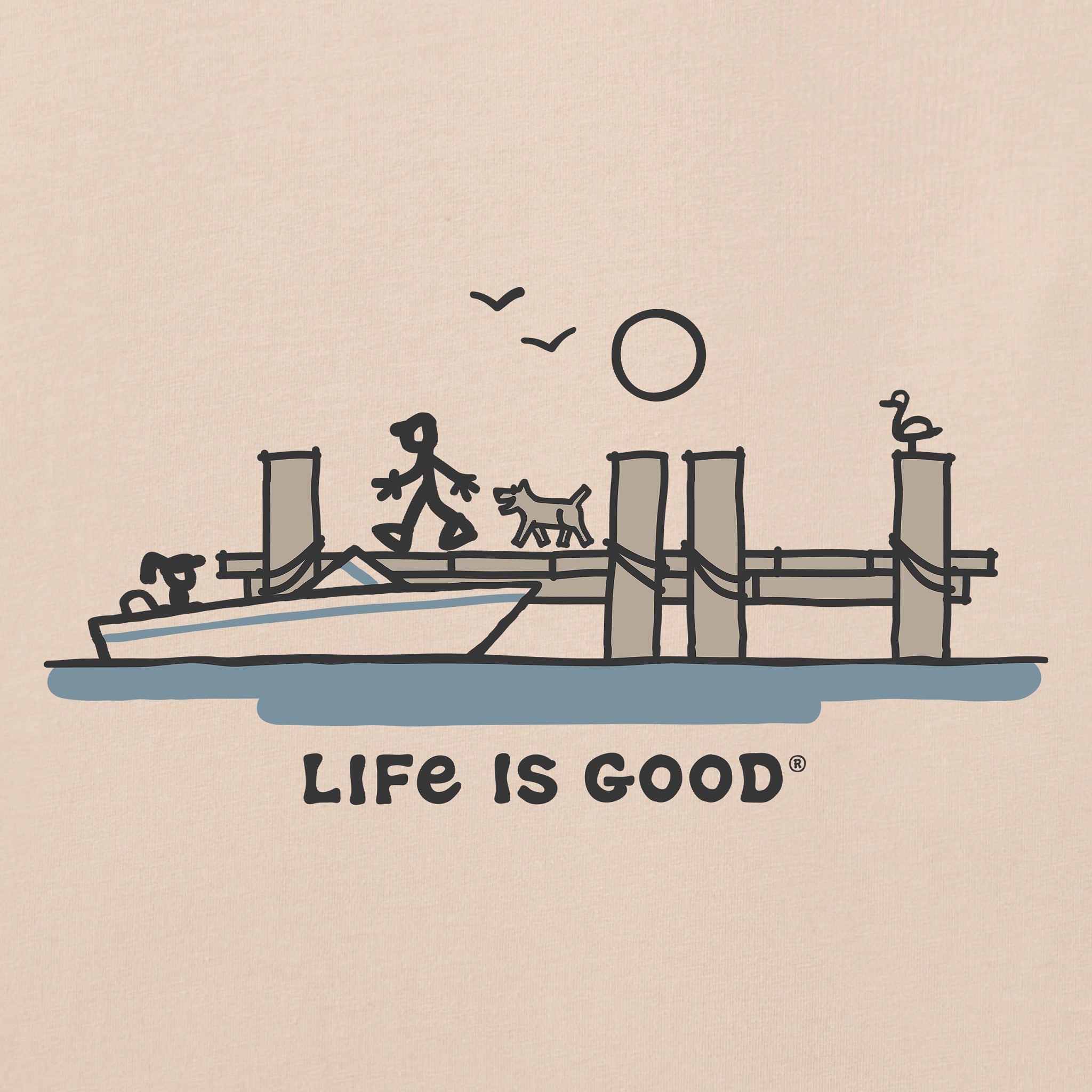 Men's Dockside Boat Vista Short Sleeve Tee