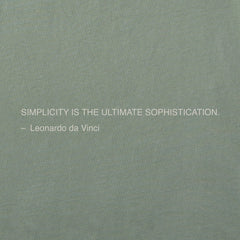 Men's Simplicity is the Ultimate - Da Vinci Short Sleeve Crusher Tee