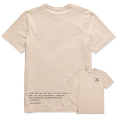 Men's Everything is a Miracle -Einstein Short Sleeve Crusher Tee