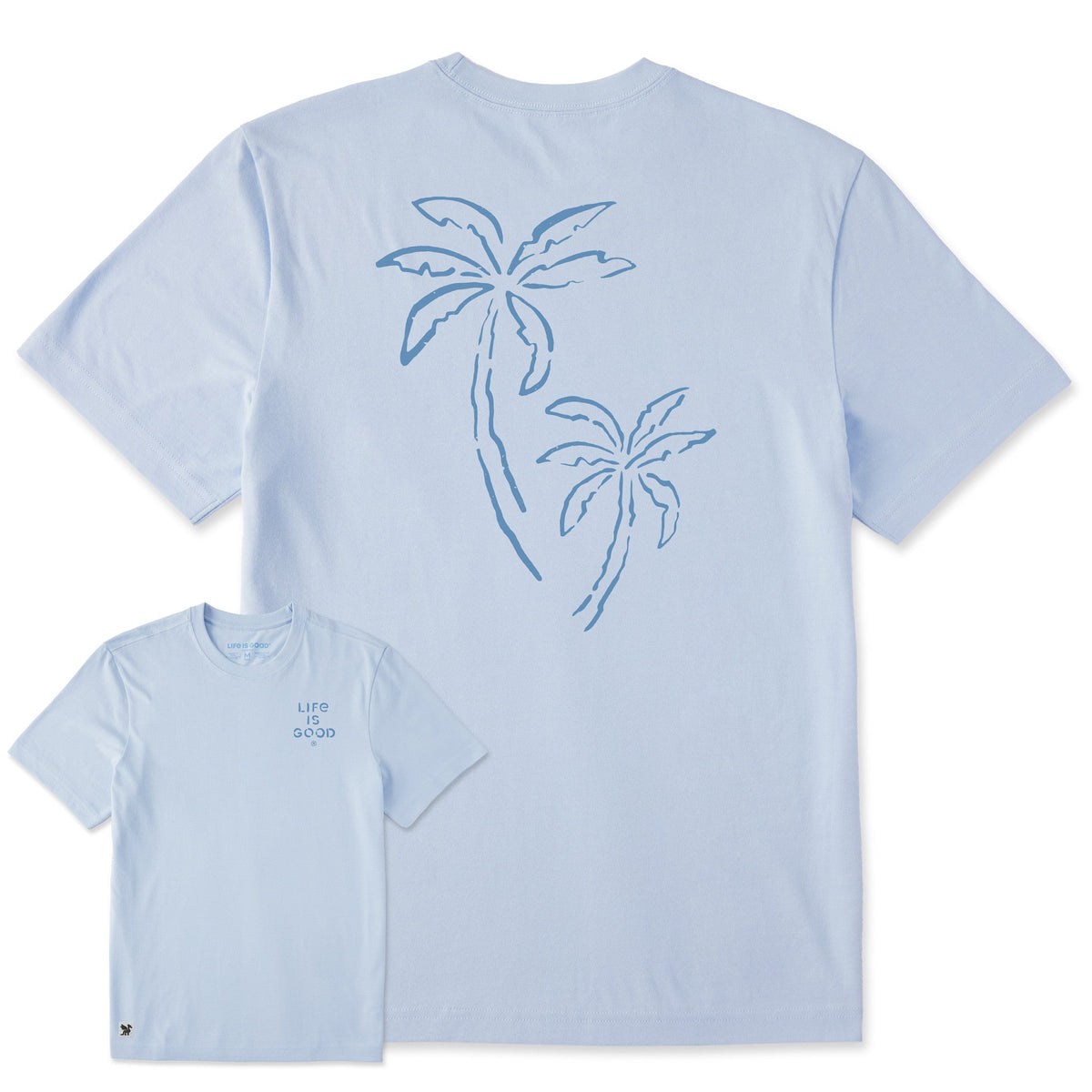Men's Two Palms Brush Short Sleeve Crusher Tee