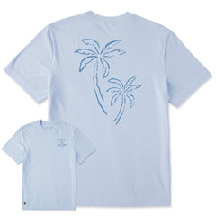 Men's Two Palms Brush Short Sleeve Crusher Tee