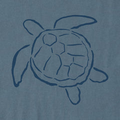 Men's Sea Turtle Brush Short Sleeve Crusher Tee