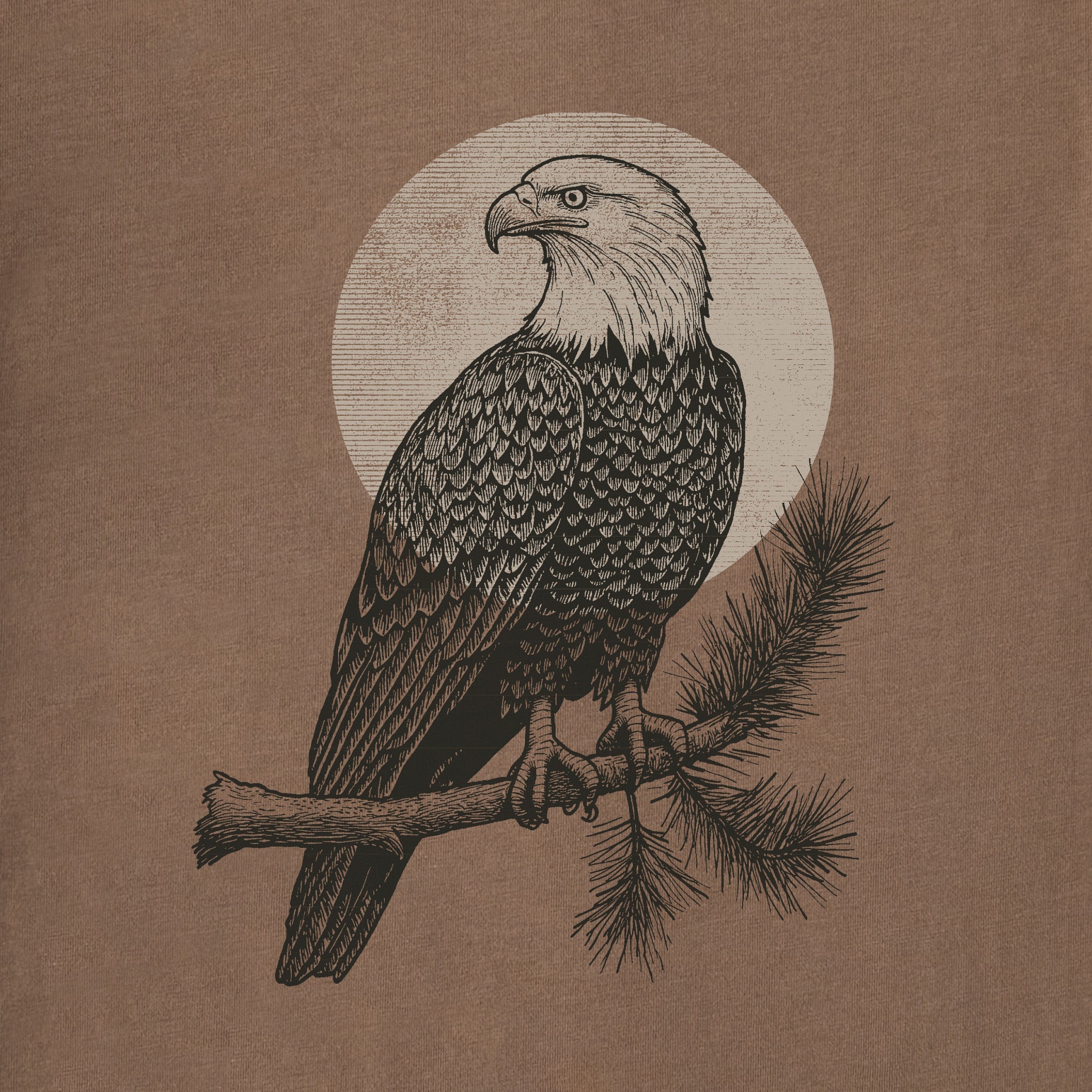 Men's Eagle Moon Short Sleeve Crusher Tee