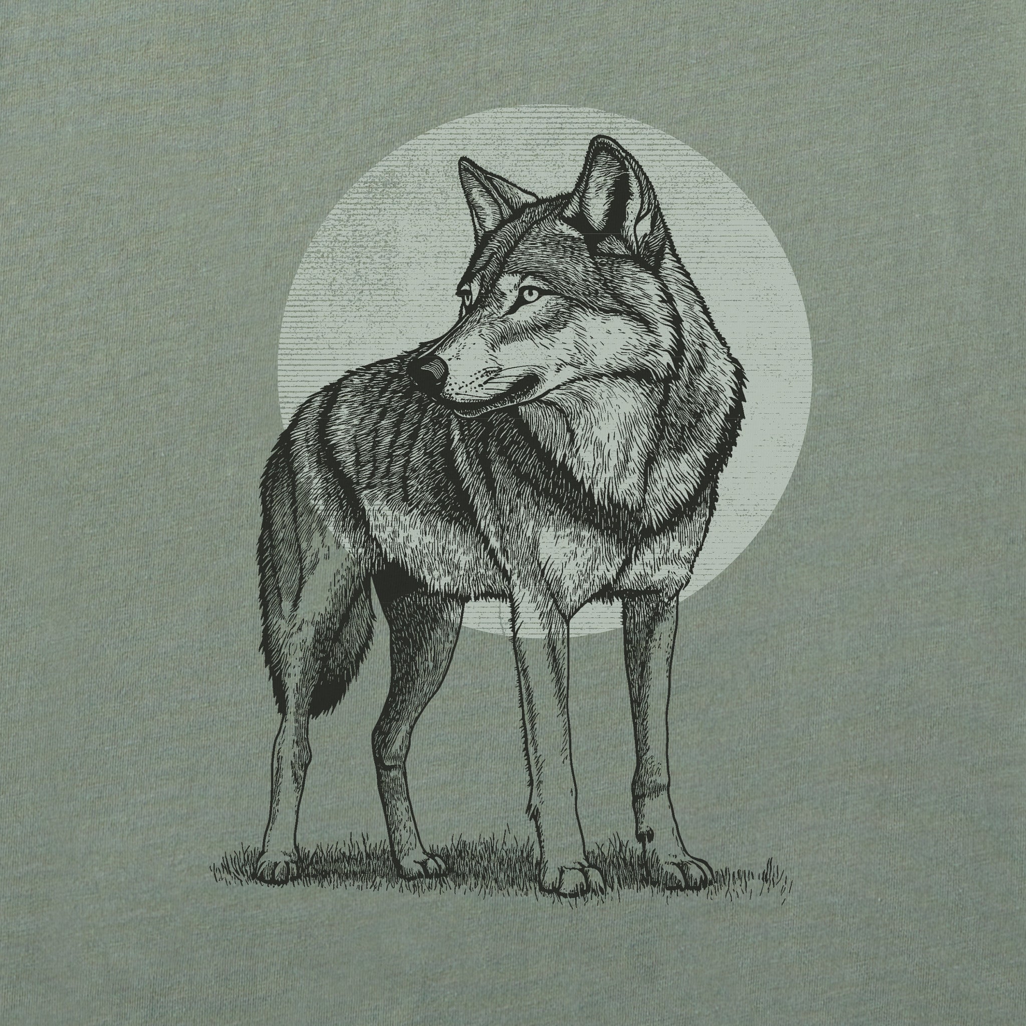 Men's Wolf Moon Short Sleeve Crusher Tee
