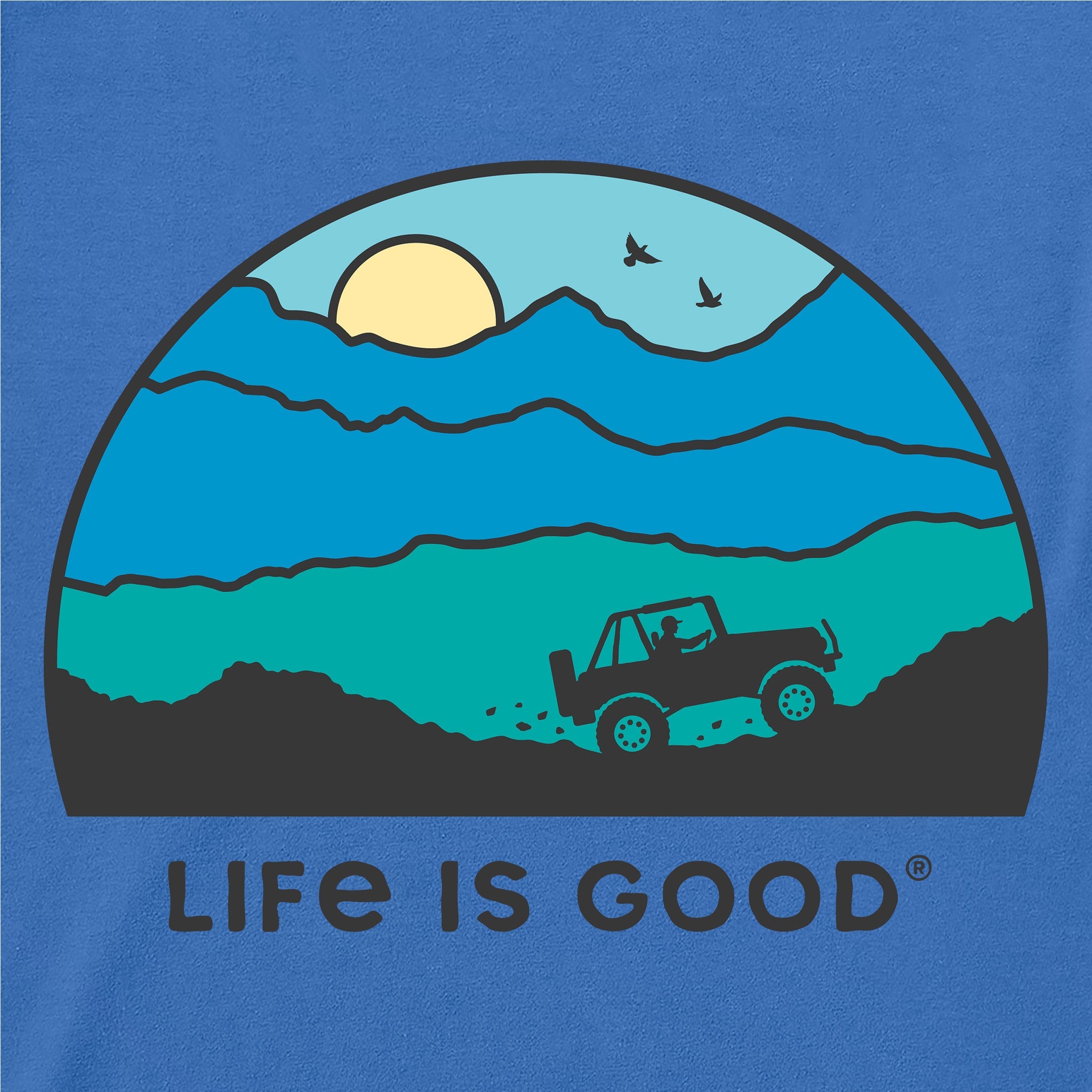 Men's ATV Sunset Short Sleeve Crusher Tee