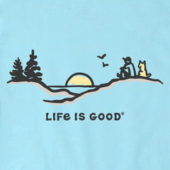 Men's Pine Sunset Vista Short Sleeve Crusher Tee