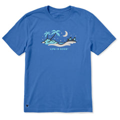 Men's Beachside Night Vista Short Sleeve Crusher Tee