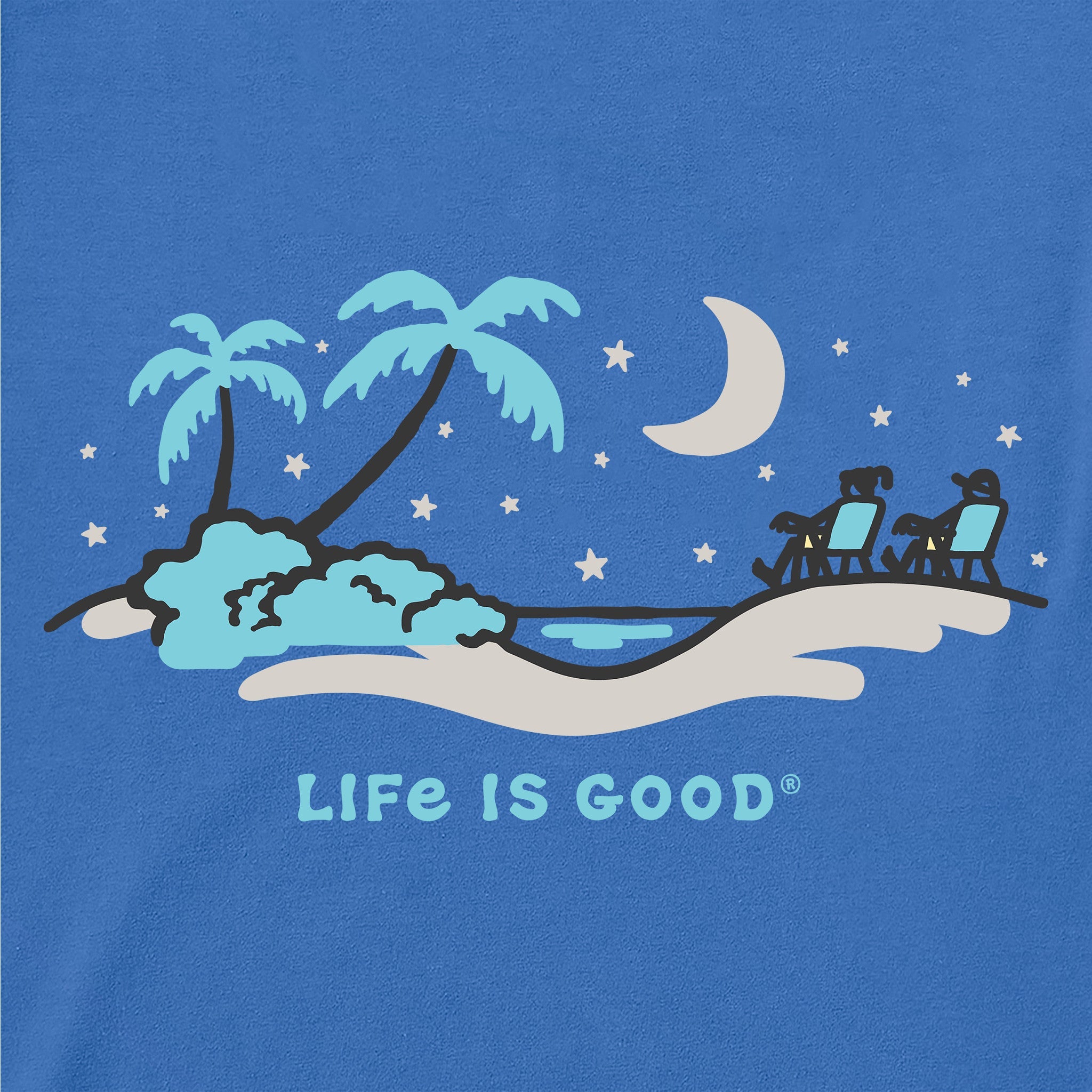 Men's Beachside Night Vista Short Sleeve Crusher Tee