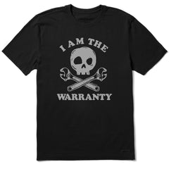 Men's I am the Warranty Skull & Tools Short Sleeve Crusher Tee