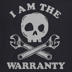 Men's I am the Warranty Skull & Tools Short Sleeve Crusher Tee