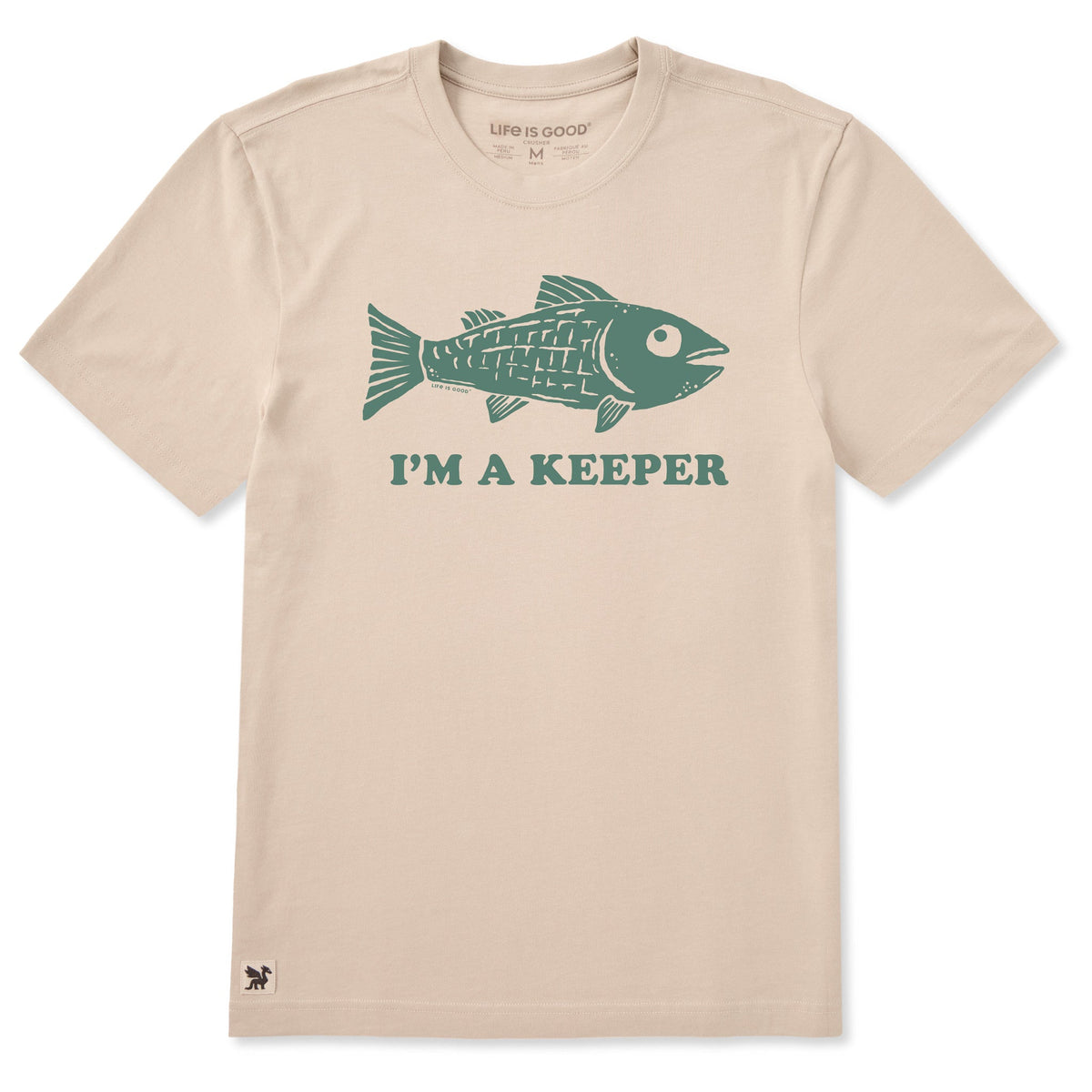 Men's I'm a Keeper Fish Short Sleeve Crusher Tee