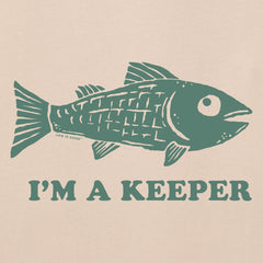Men's I'm a Keeper Fish Short Sleeve Crusher Tee