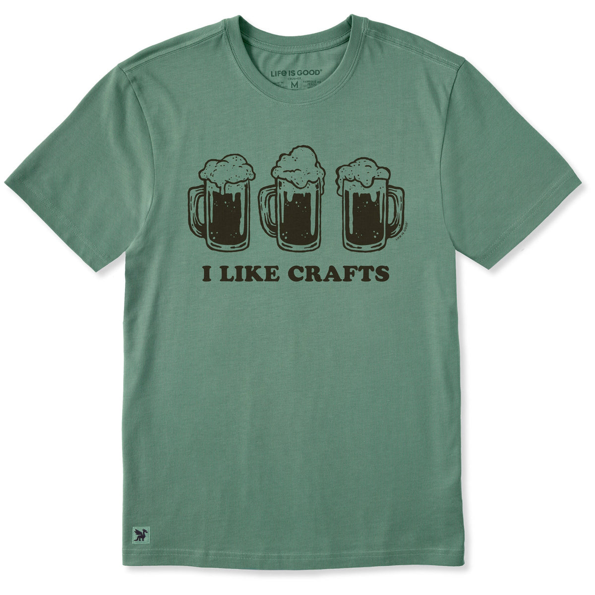 Men's I Like Crafts Beers Short Sleeve Crusher Tee