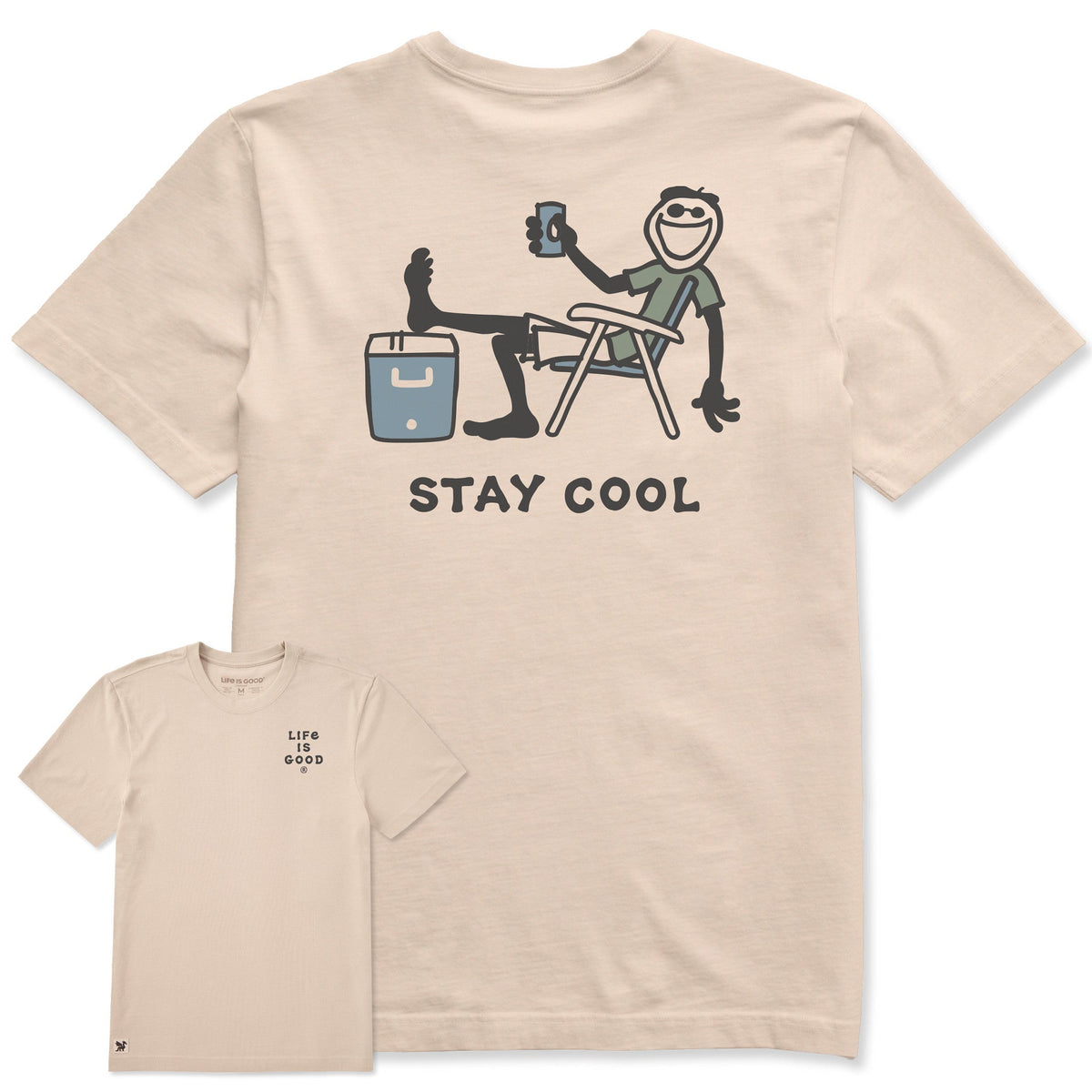 Men's Jake Stay Cool Cooler Short Sleeve Crusher Tee
