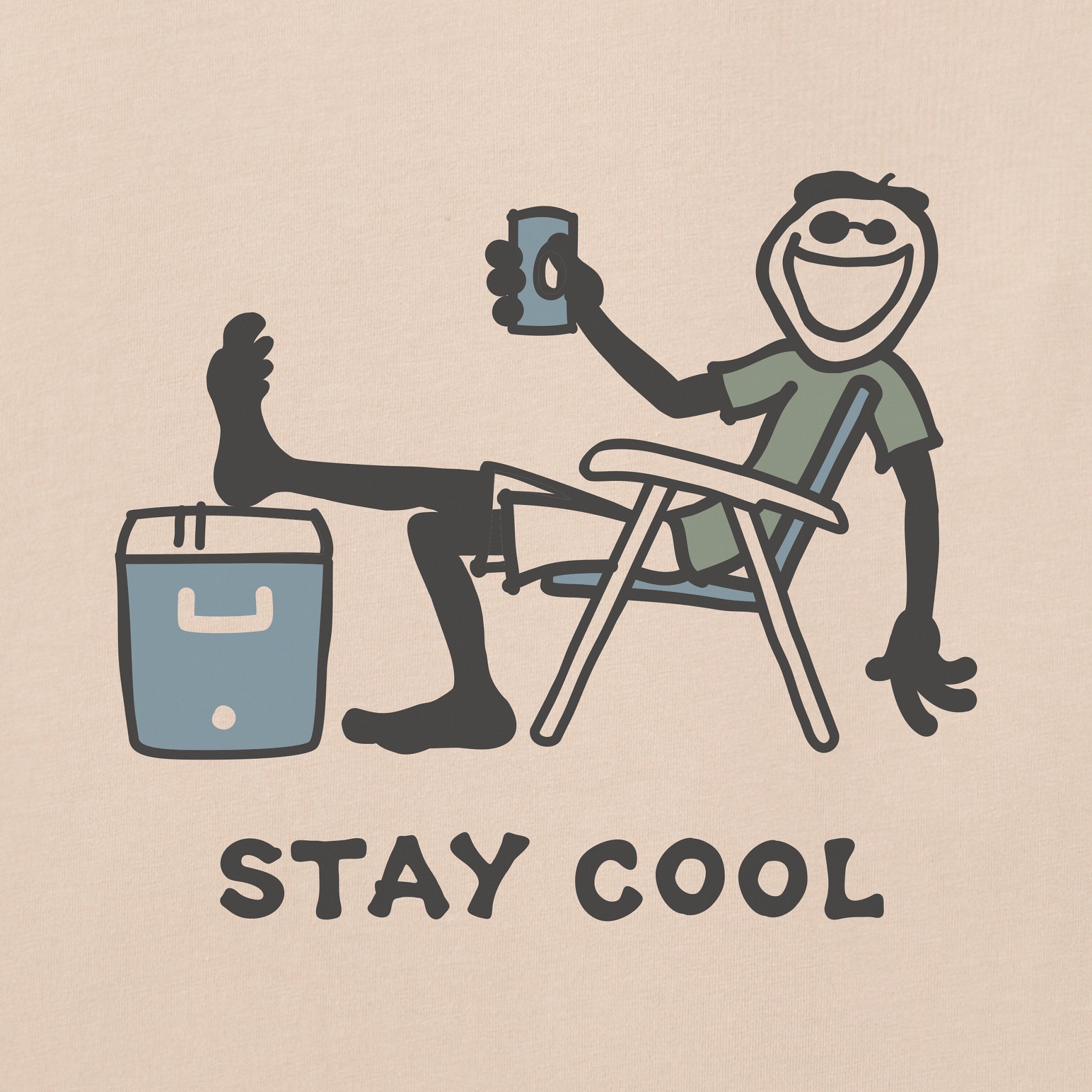 Men's Jake Stay Cool Cooler Short Sleeve Crusher Tee