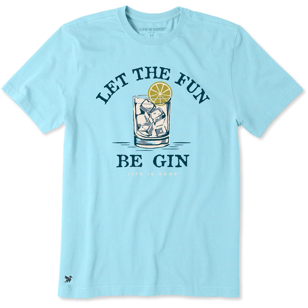 Men's Let the Fun Be Gin Drink Short Sleeve Crusher Tee