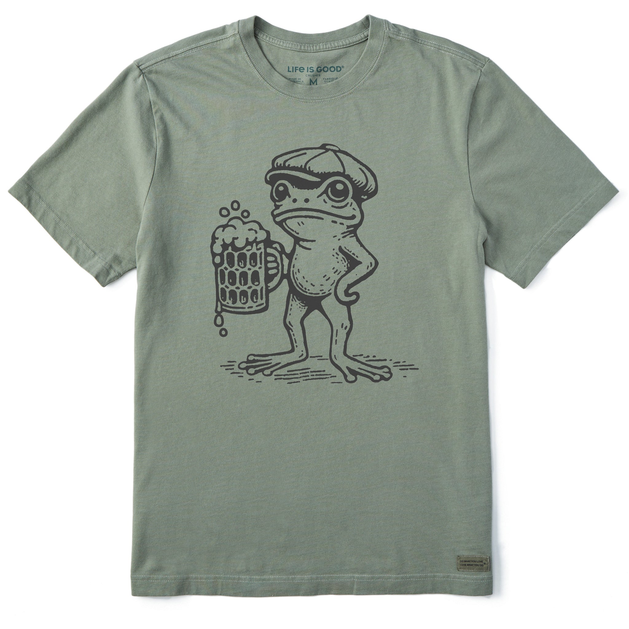 Men's Scally Cap Frog Short Sleeve Crusher Tee