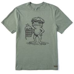 Men's Scally Cap Frog Short Sleeve Crusher Tee