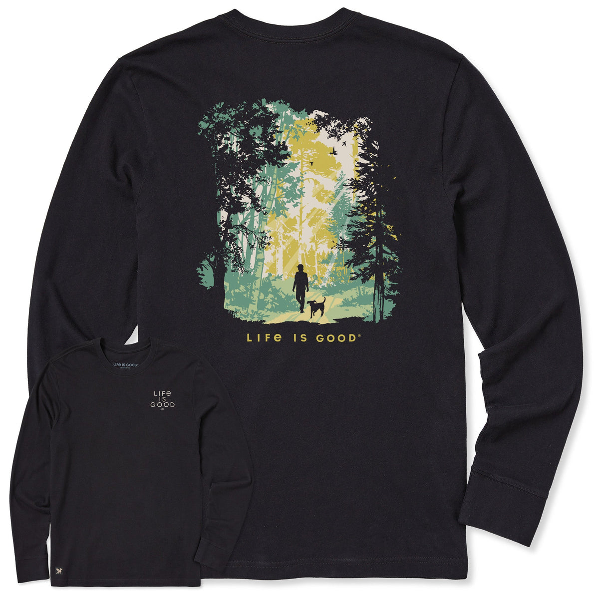 Men's Walk in the Woods Long Sleeve Crusher Tee
