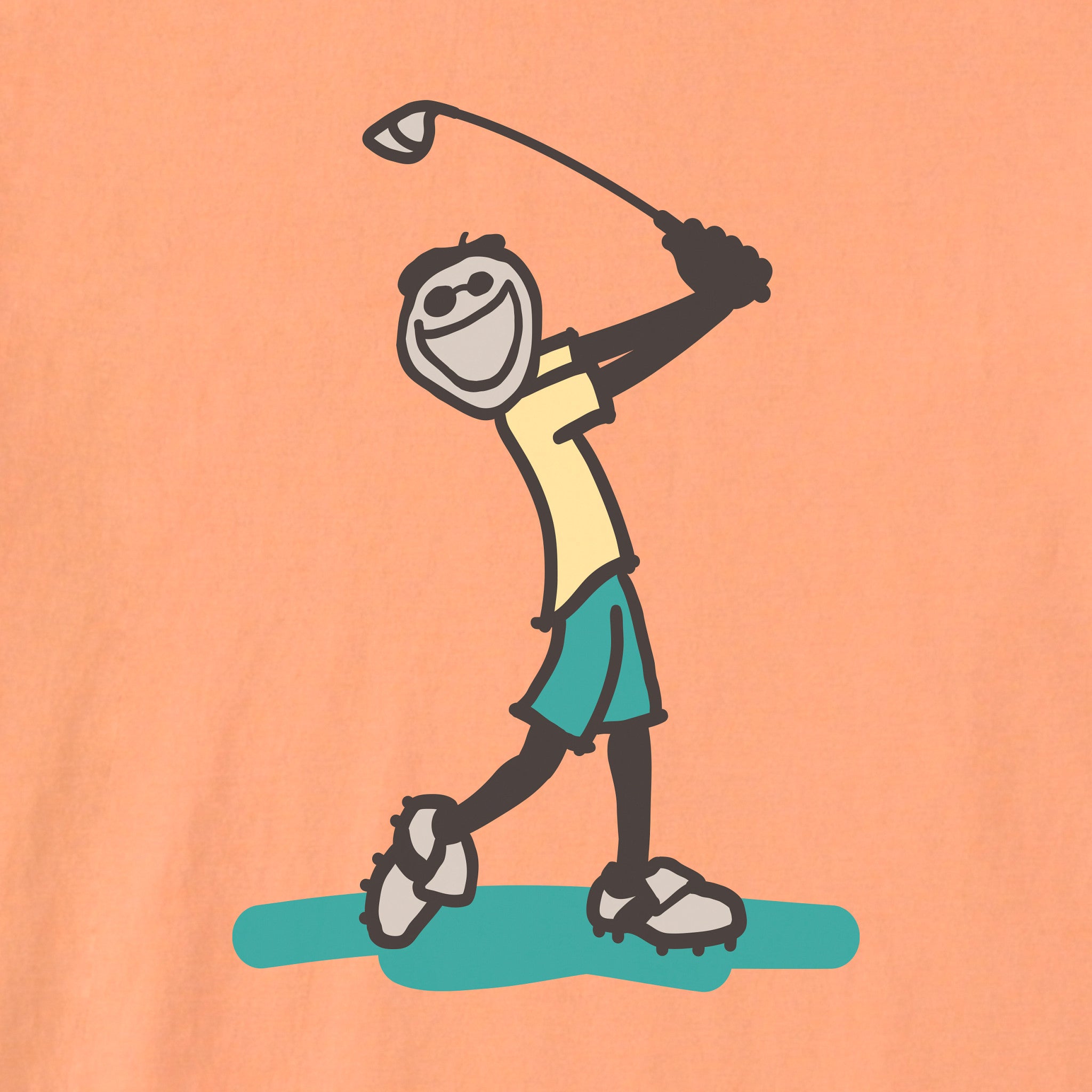 Men's Jake Golf Swing Short Sleeve Crusher-LITE Tee