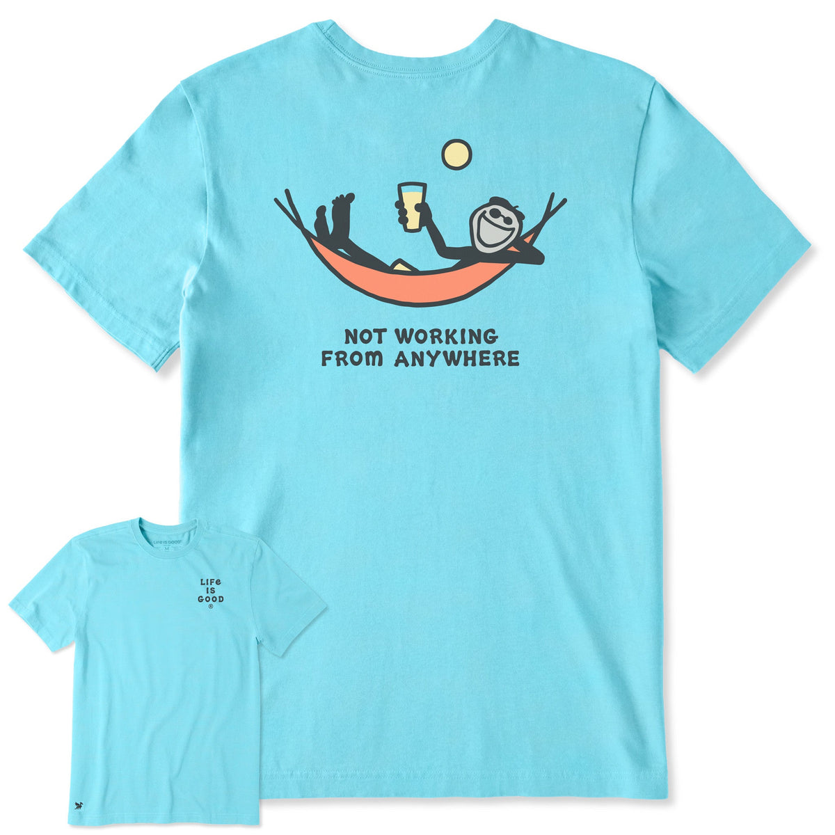 Men's Jake Hammock Not Working Short Sleeve Crusher-LITE Tee