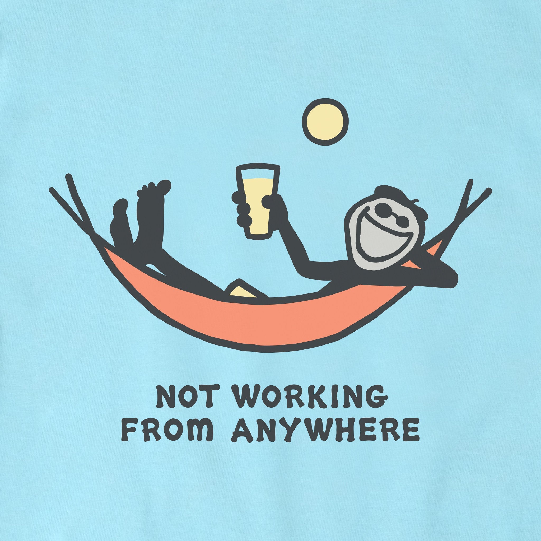 Men's Jake Hammock Not Working Short Sleeve Crusher-LITE Tee