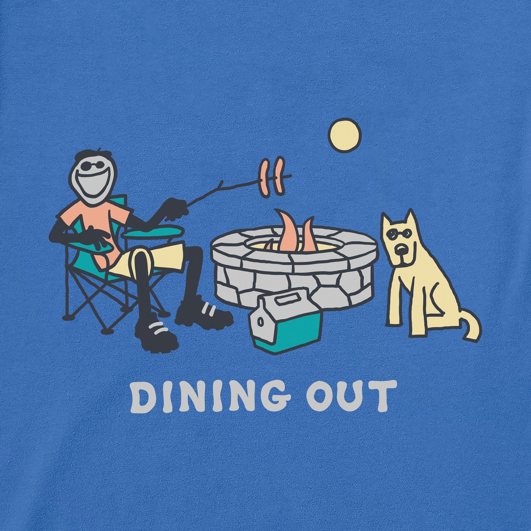 Men's Jake & Rocket Dining Out Camp Short Sleeve Crusher-LITE Tee
