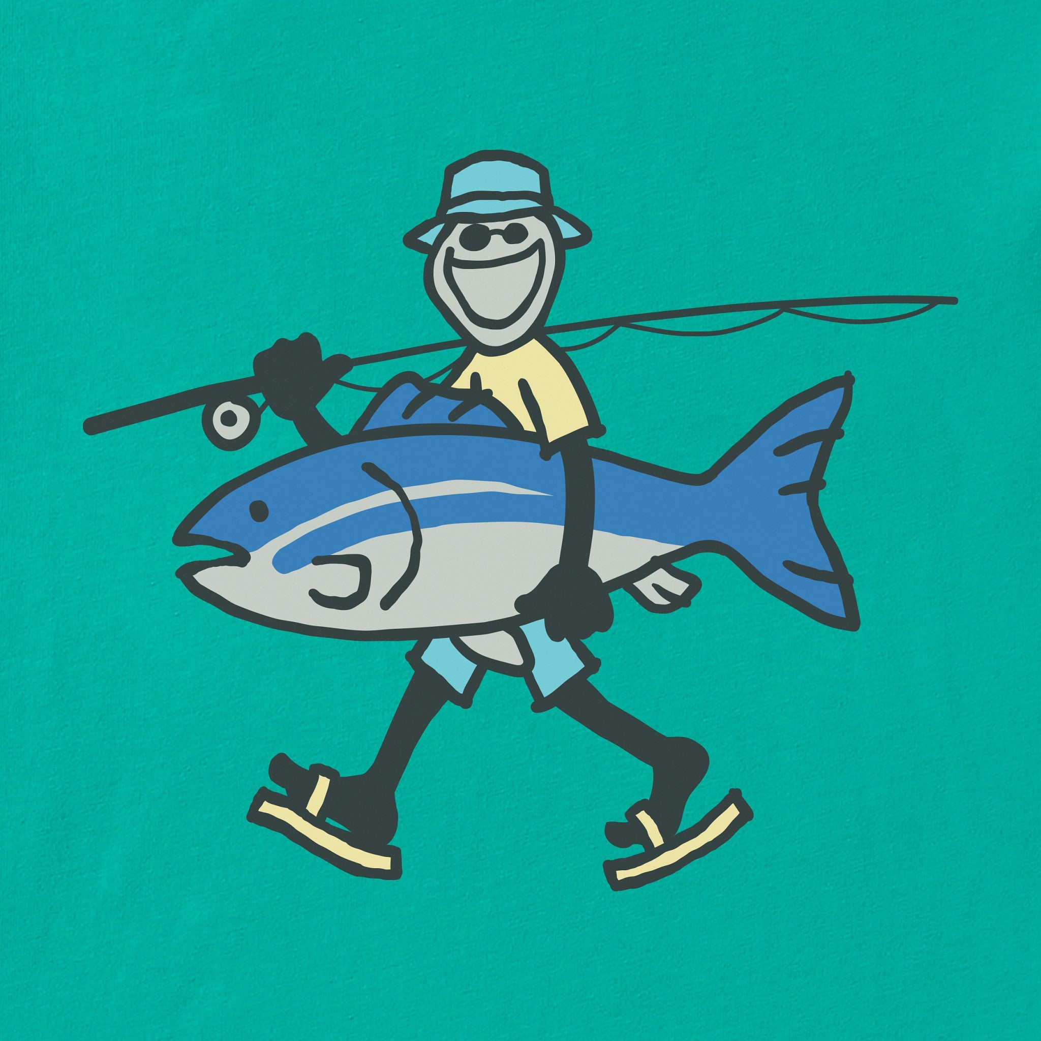 Men's Jake Big Fish Short Sleeve Crusher-LITE Tee