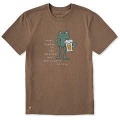 Men's National Beer Appreciation Frog Short Sleeve Tee