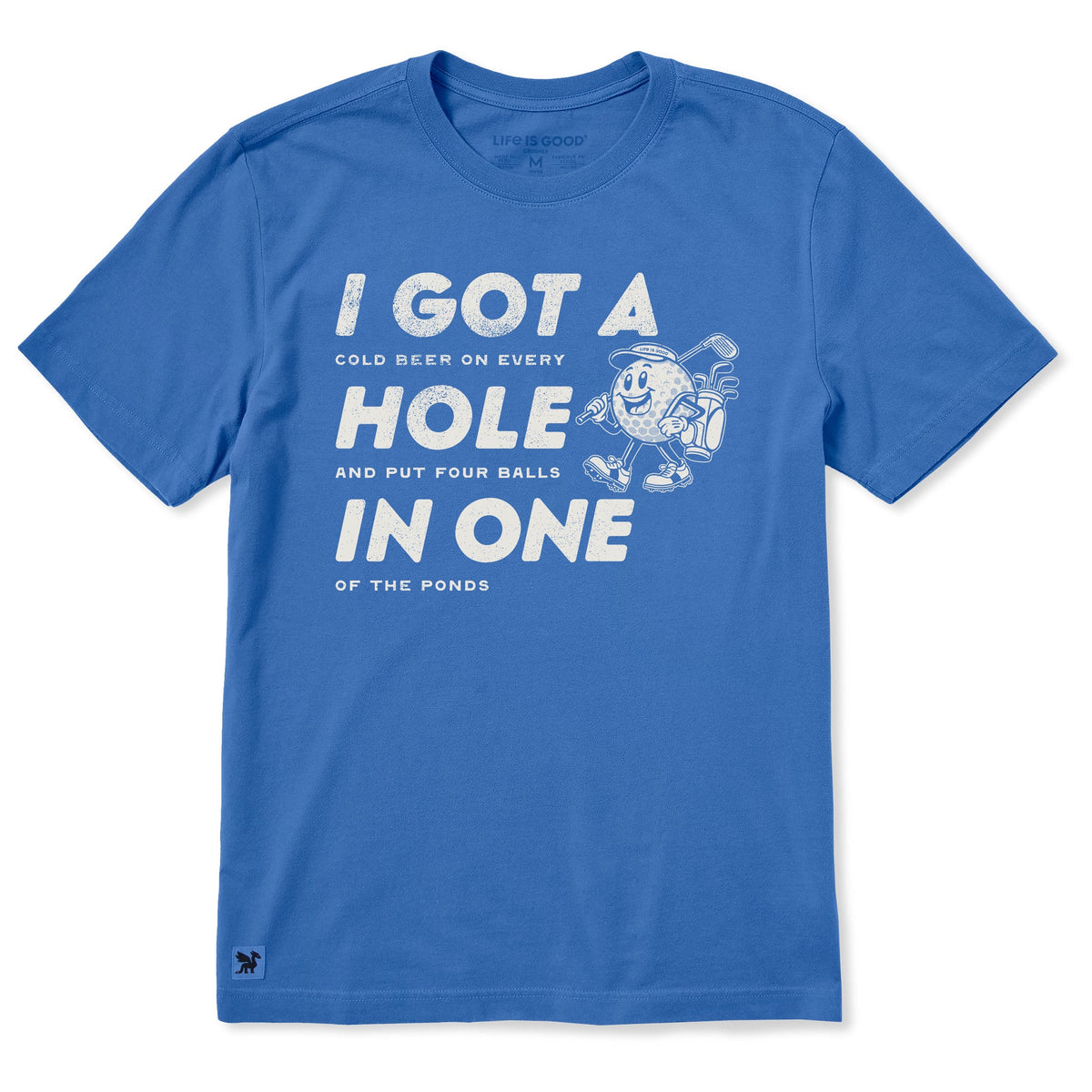 Men's Hole in One Mascot Short Sleeve Crusher-LITE Tee