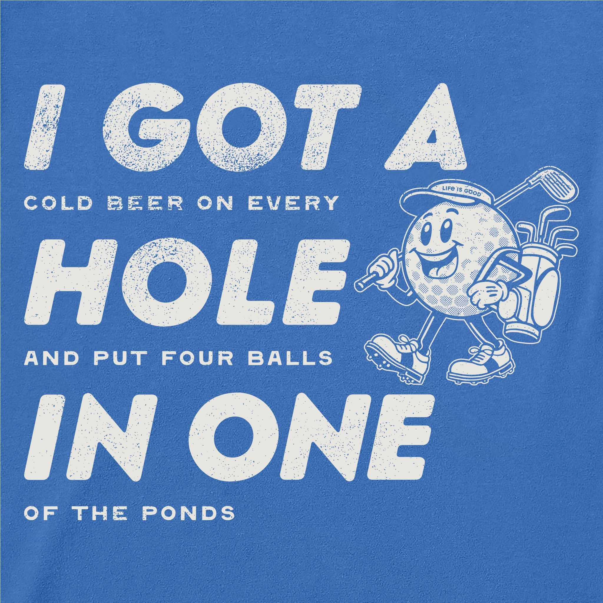 Men's Hole in One Mascot Short Sleeve Crusher-LITE Tee