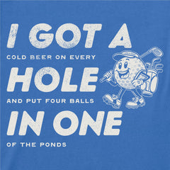 Men's Hole in One Mascot Short Sleeve Crusher-LITE Tee