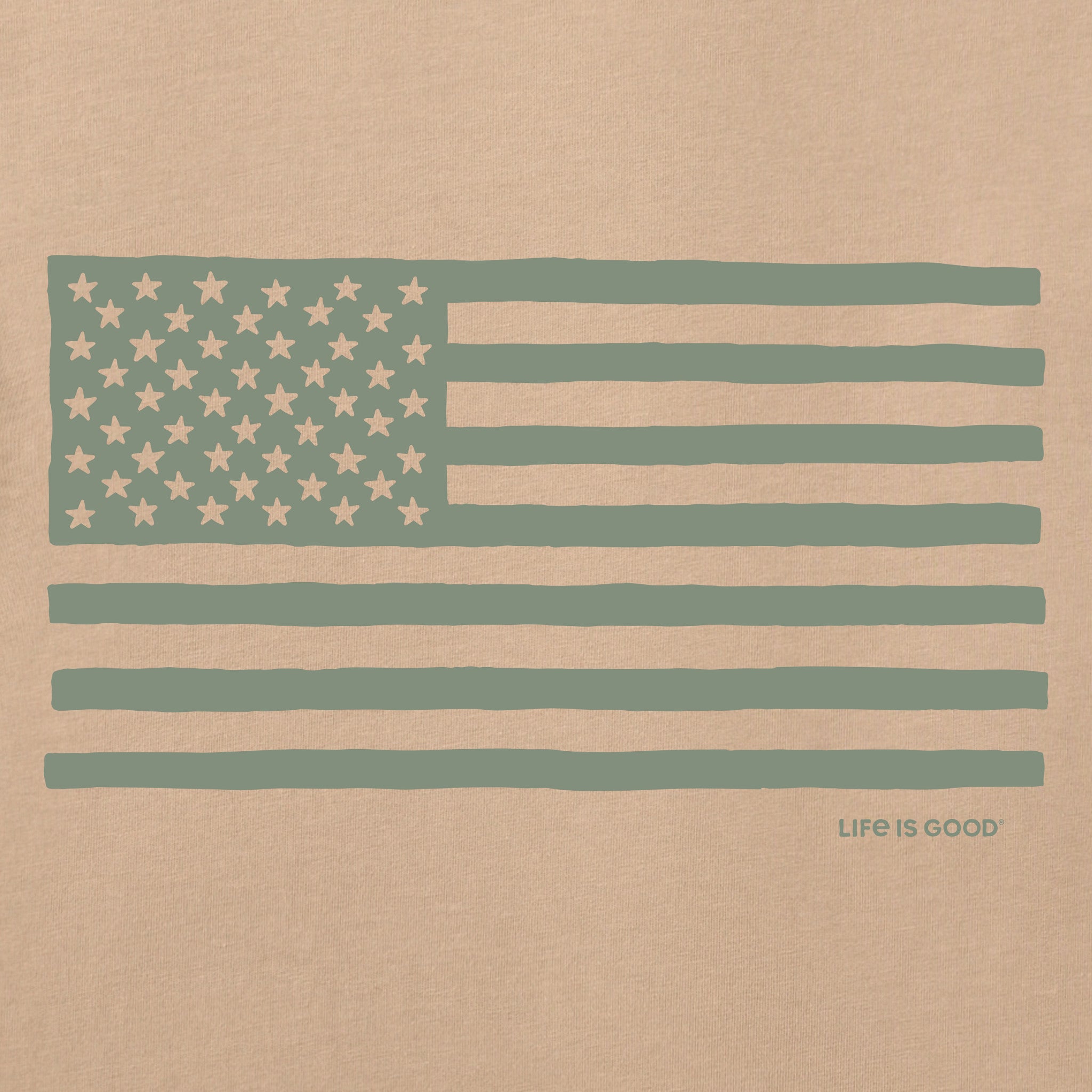 Men's American Flag Short Sleeve Crusher-LITE Tee